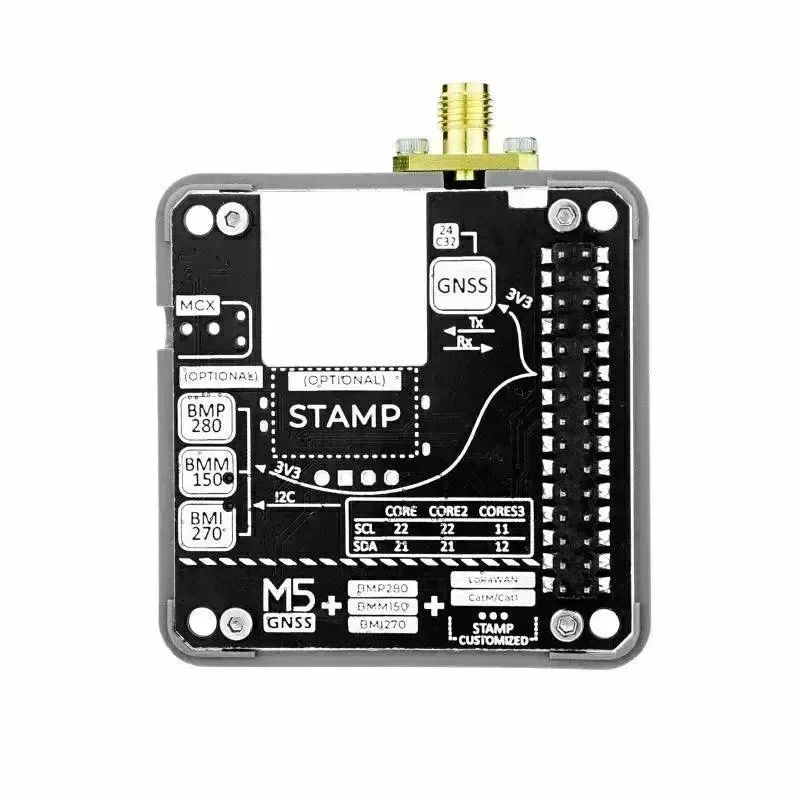 M5stack GNSS modul s barometrickým tlakem, IMU, magnetometrickými senzory