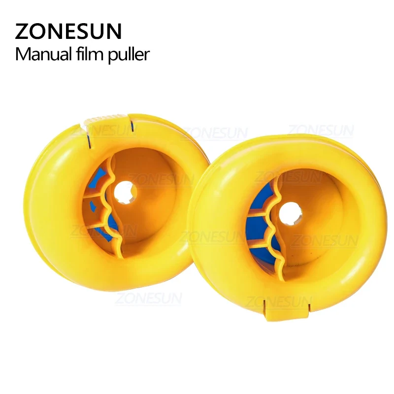 ZONESUN Small Hand Stretch PVC Cling Film Wrap Dispenser Brake Function Food Wrap Pallet Film Tool Factory Packing