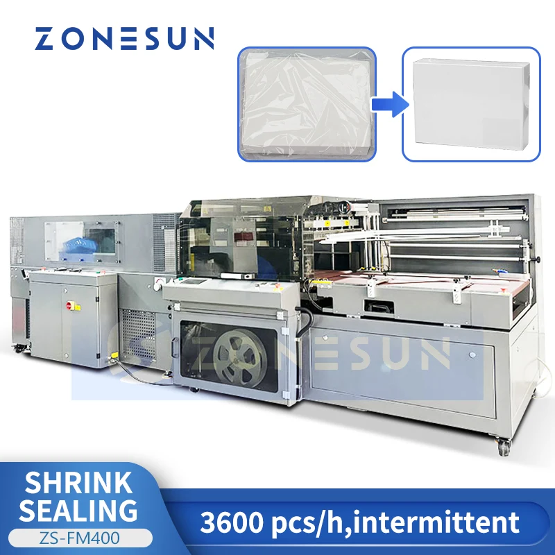 ZONESUN ZS-FM400 High Speed Heat Shrink Wrap Machine Gift Box