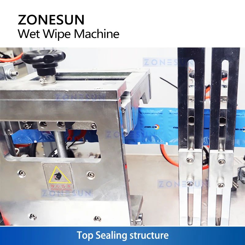 ZONESUN ZS-WZJP4 Wet Wipe Packaging Machine Automatic Packer