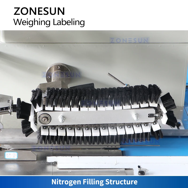 ZONESUN ZS-ZBTB1 Horizontal Flow Wrapper Weigh-Price Labeler