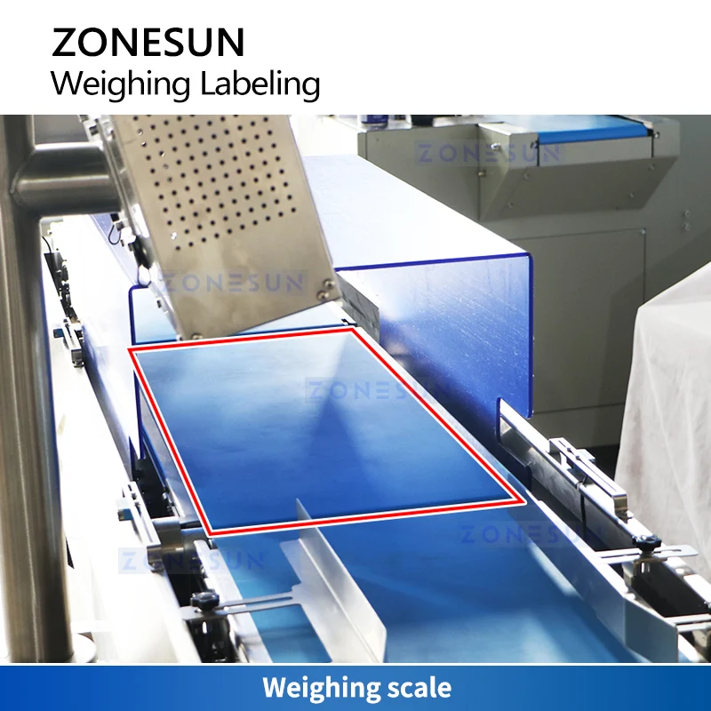 ZONESUN ZS-ZBTB1 Horizontal Flow Wrapper Weigh-Price Labeler