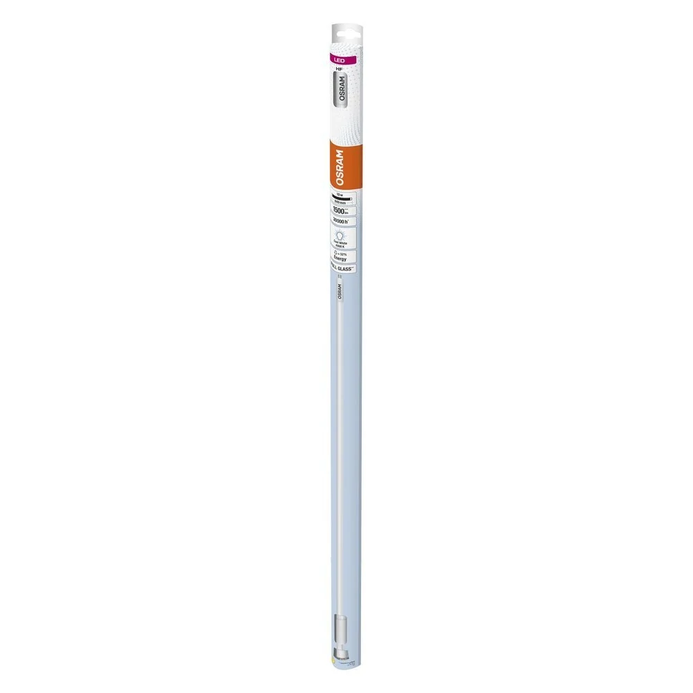 Skleněná LED trubice TUBE 849 mm 10W T5 HE21, studená bílá