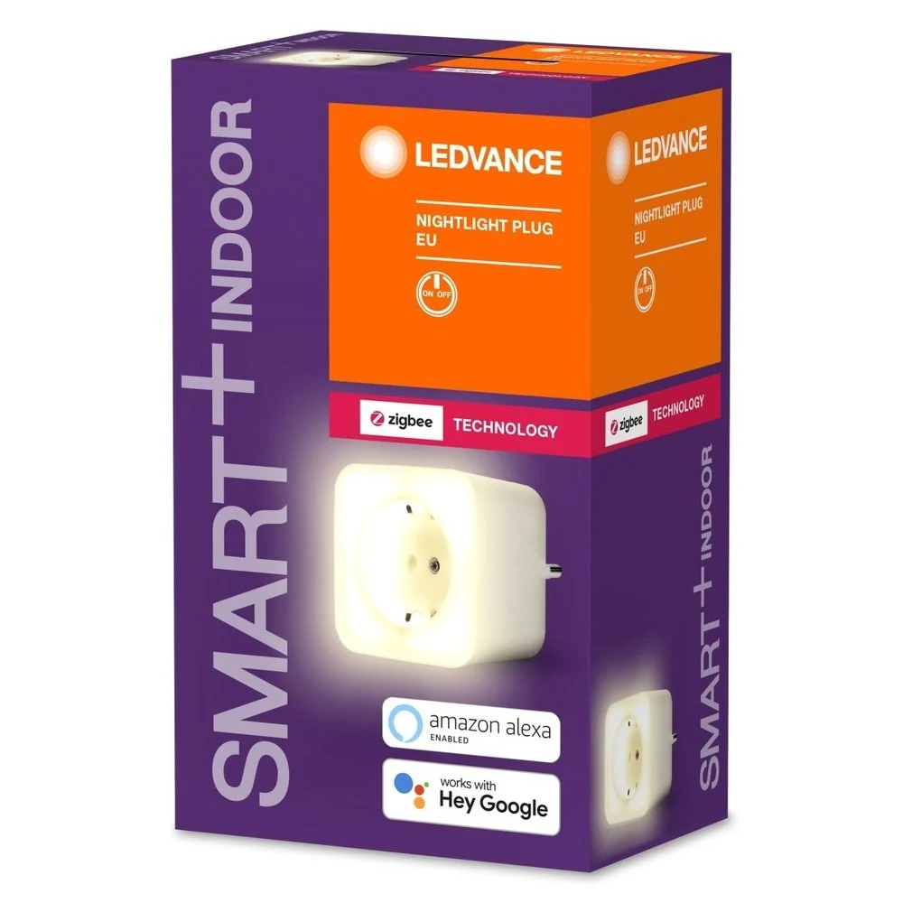 Chytrá zigbee svíticí zásuvka NIGHTLIGHT EU