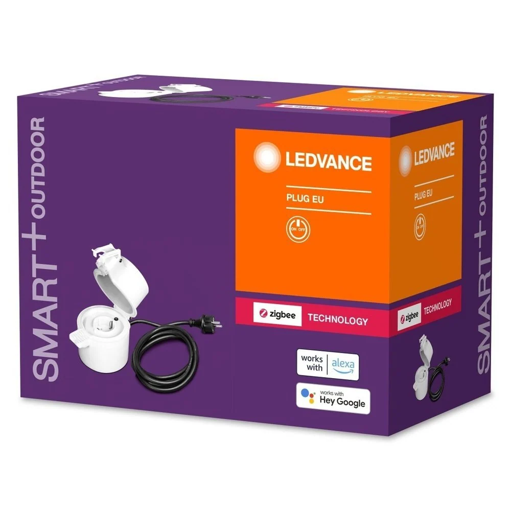 Chytrá zigbee venkovní zásuvka PLUG EU
