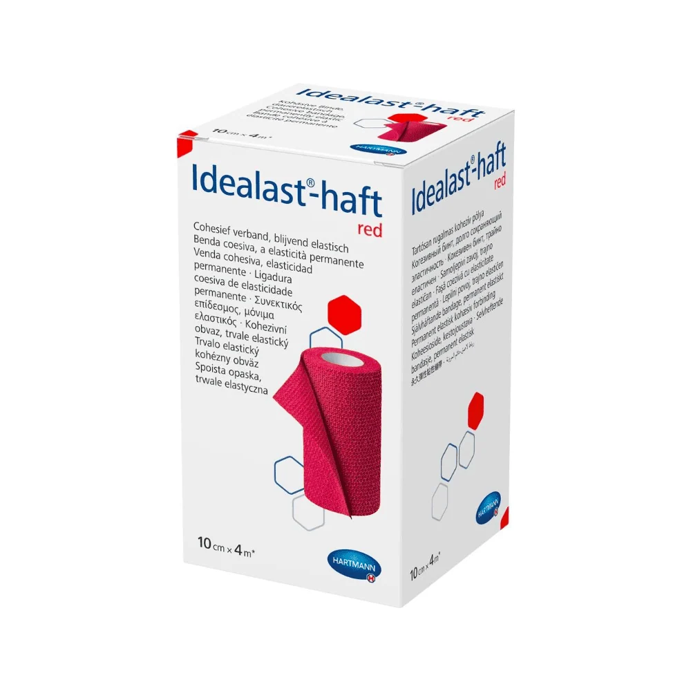 Hartmann Idealast®-haft Color, dauerelastische Idealbinde rot | 1/2" Chain | 11,300 lb